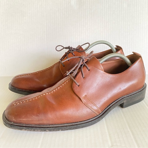 Cole Haan Split Toe Leather Oxford Dress Shoes